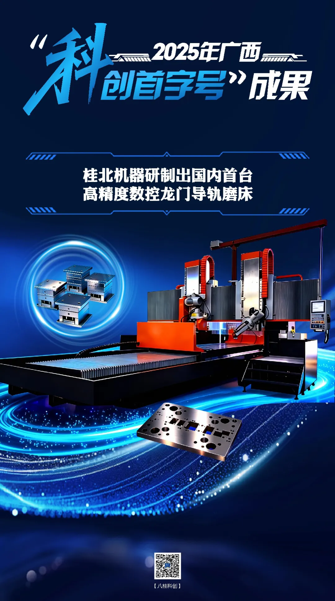 2025年广西“科创首字号”成果 桂北机器研制出国内首台高精度数控龙门导轨磨床.webp.png