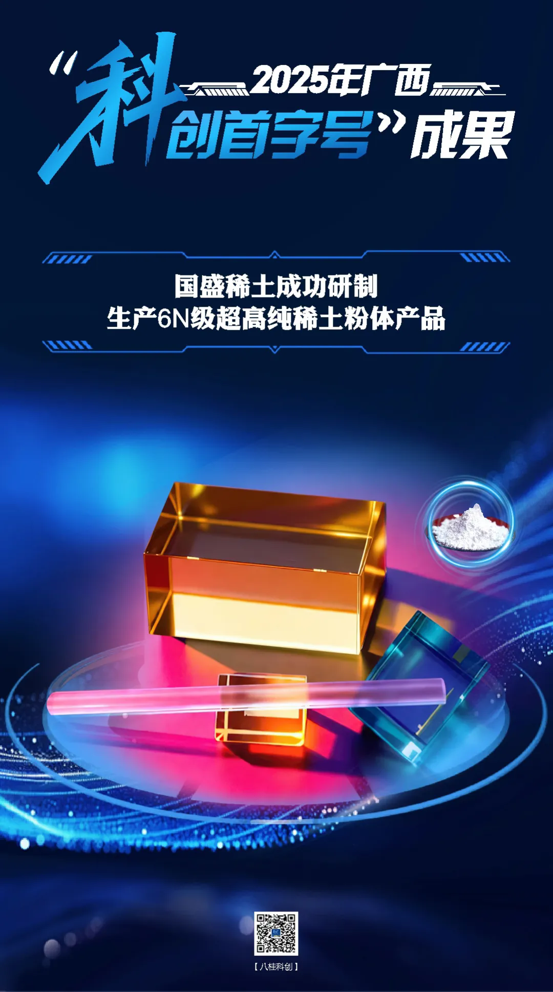 2025年广西“科创首字号”成果 国盛稀土成功研制生产6N级超高纯稀土粉体产品.webp.png